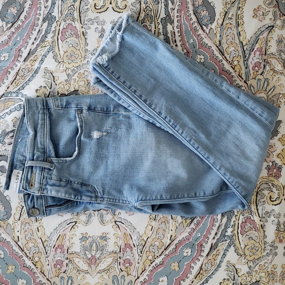 Loft skinny crop jean